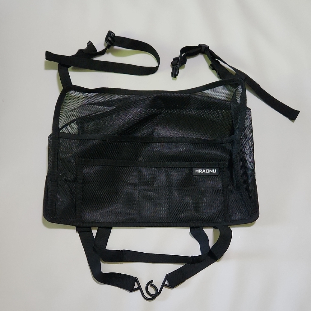Black Mesh Car Seat Organizer